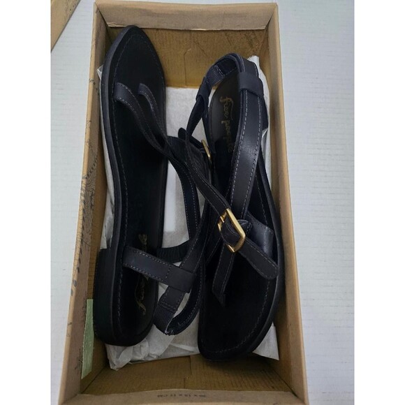 Free People Women's La Risa Black Strappy Sandals Size 10 M/ 40 Leather NIB $128 - Picture 7 of 13